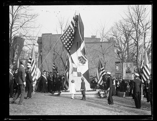 Ceremony at Dante Memorial, Washington, D.C.