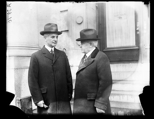 Cordell Hull, left
