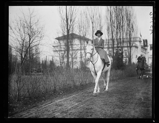 Woman on horseback, Washington, D.C.