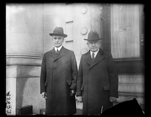 Cordell Hull, left