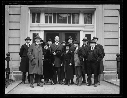 Group; Eugene Debs, center