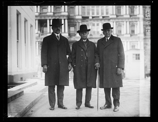 Frank Kellogg, right. White House, Washington, D.C.
