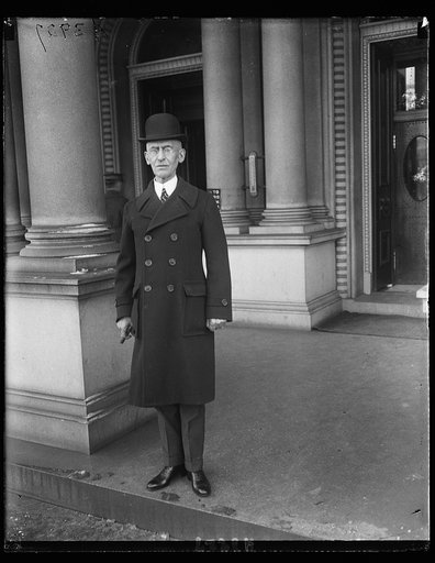 Man at State, War and Navy Building, Washington, D.C.