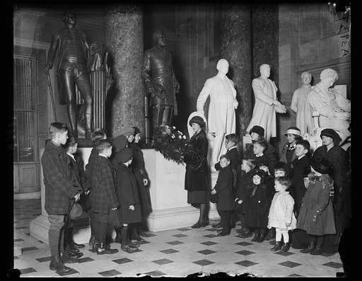 Ceremony in Statuary Hall, U.S. Capitol, Washington, D.C.