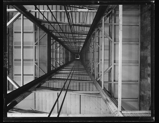 Elevator shaft of Washington Monument (?) Washington, D.C.