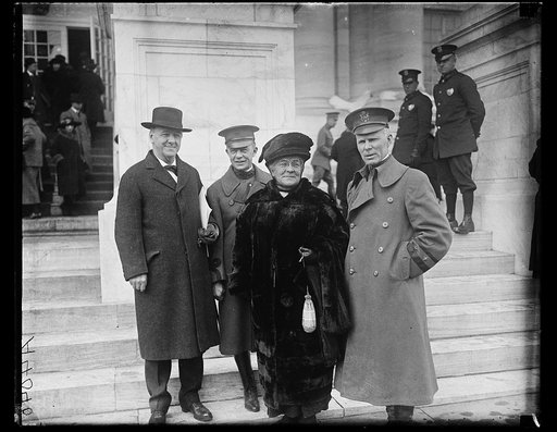 Josephus Daniels, left