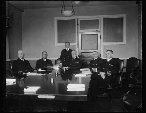 Military group at table