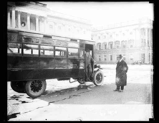 Washington Transit bus at U.S. Capitol, Washington, D.C.