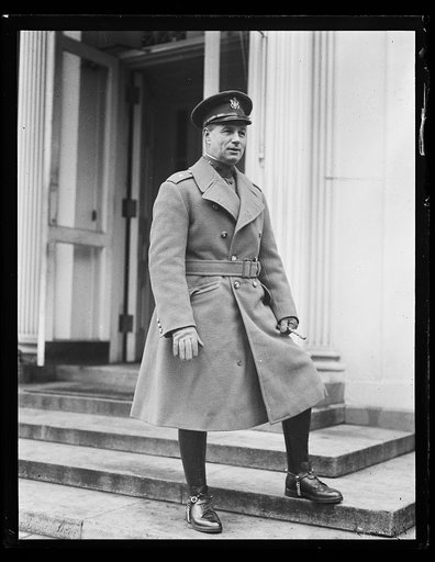 Brigadier General William "Billy" Mitchell visiting the White House, Washington, D.C.