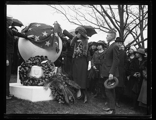 Ceremony at memorial