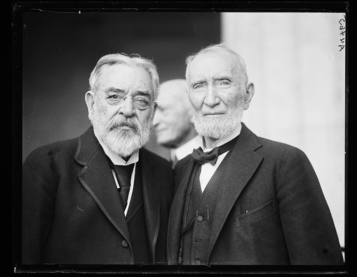 Joseph Gurney Cannon, right