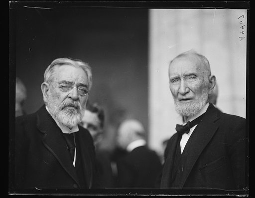 Joseph Gurney Cannon, right