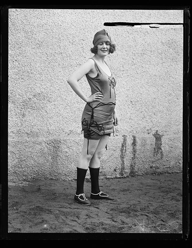 Woman in bathing suit