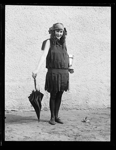 Woman in bathing suit