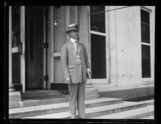 Man at White House. Washington, D.C.