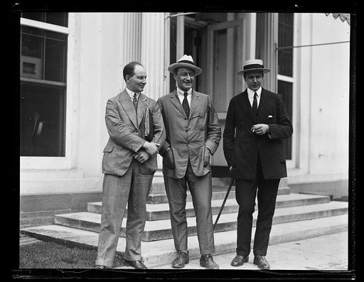 Men at White House, Washington, D.C.