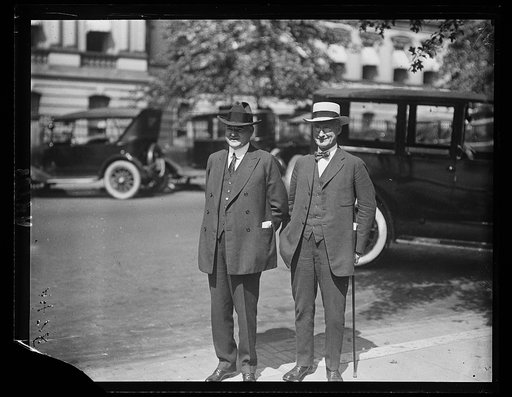 Secy. Hoover and Gov. James Putnam Goodrich at White House, Sept. 6