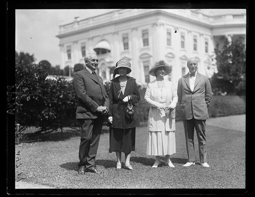 Pres. Harding, Sen. and Mrs. Oddie and Mary Harrigan of Reno