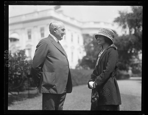 Pres. Harding with Mary Harrigan