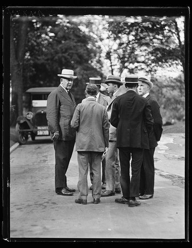 Edwin Denby, left