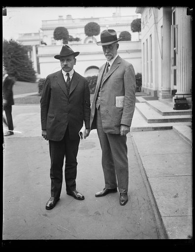 Men at White House, Washington, D.C.