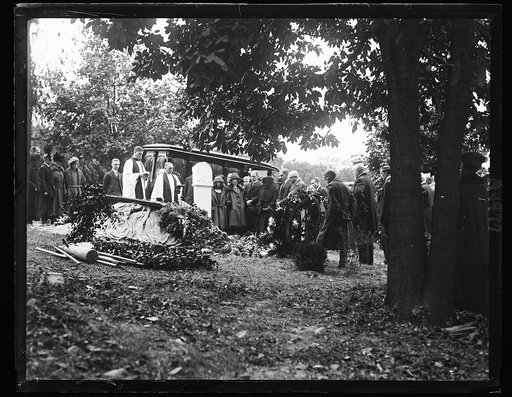 John Nelson Page, funeral at Rock Creek Cemetery