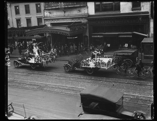 Trucks with flowers: Louise Flower Shops