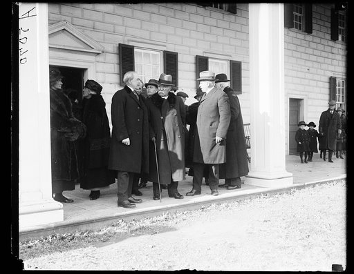 George Clemenceau at Mount Vernon, Virginia