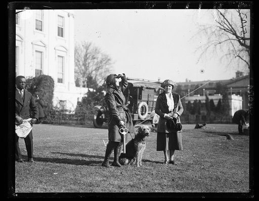 Harding's dog "Laddie Boy" at the White House, Washington, D.C.