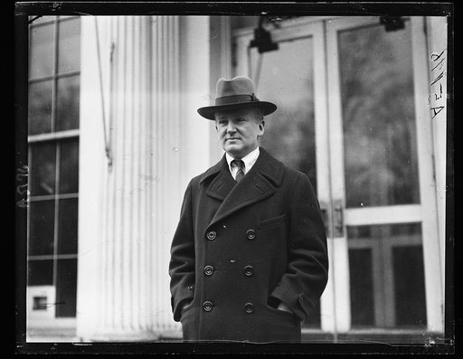 Joseph Tumulty, former Secy. to Woodrow Wilson, at White House
