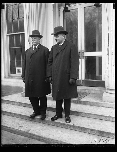 Chief Justice Taft and Pierce Butler at White House