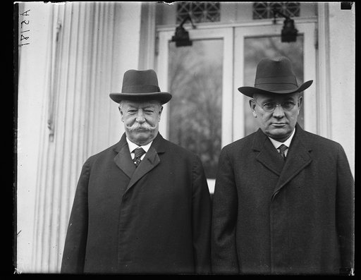 Chief Justice Taft and Pierce Butler at White House
