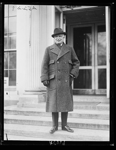 Admiral Henry B. Wilson, Superintendent of U.S. Naval Academy, Annapolis, Md., at White House