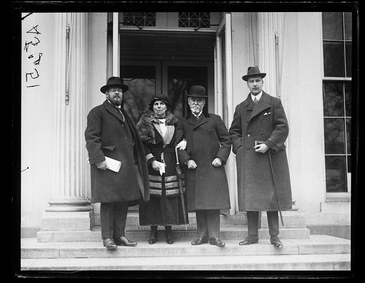 J.J. Jusserand, 2nd from right. White House, Washington, D.C.