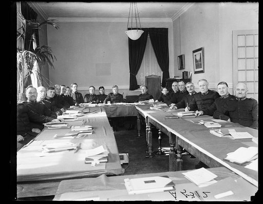 Military group meeting