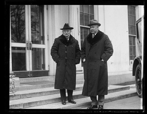 Gov. E.C. Stokes of N.J. called on the Pres. [...] Senator Joseph S. Frelinghuysen [White House, Washington, D.C.