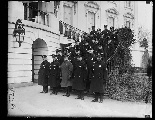 White House police in their new uniforms