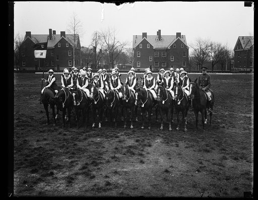 Group of women on horses