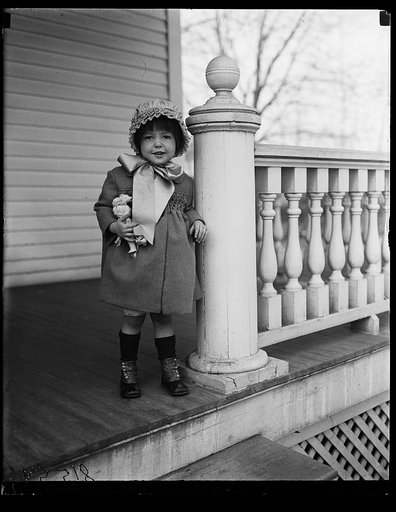 Girl on porch
