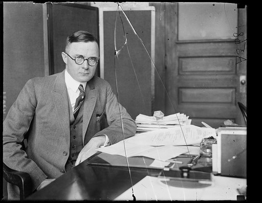 Walter B. Wesley, U.S. Postal Agent at Cobleutz, Ger., the last postal employee to leave Germany