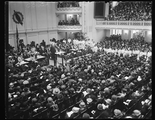 Lincoln Adams at opening D.A.R. Congress