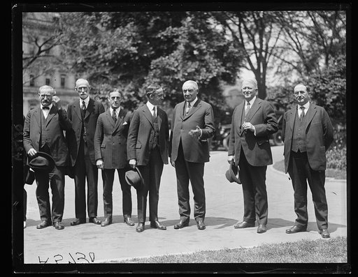 Southern Tariff Commission calling on Pres. Harding