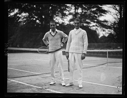 Alonzo brothers who played tennis for Pres. and Mrs. Harding on White House courts