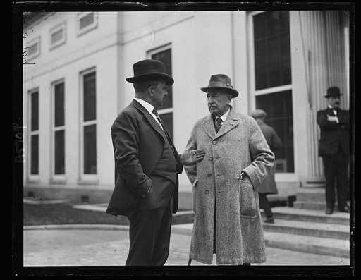 James J. Davis, left. White House, Washington, D.C.