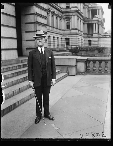 Man at State, War and Navy Building. Washington, D.C.