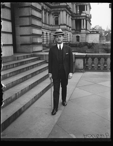 Man at State, War and Navy Building. Washington, D.C.