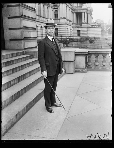 Man at State, War and Navy Building. Washington, D.C.
