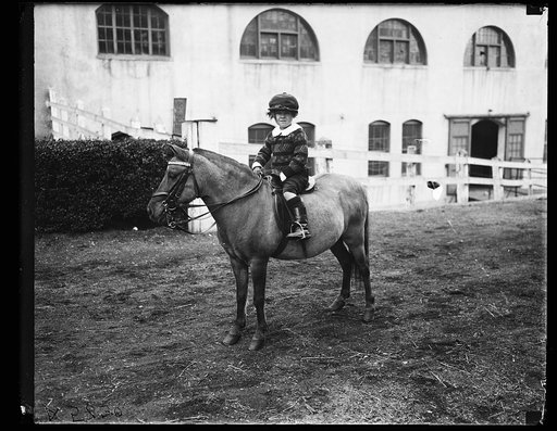 Child on horseback