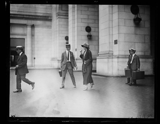 Mrs. Asa G. Candler, wife of Coca Cola King, at Union Station