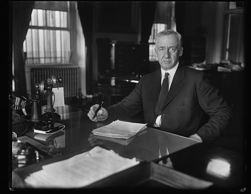 McKenzie Moss at desk in Treasury